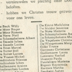 Herinnering aan vormsel van 25 april 1948, Oosterzele