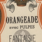 Flessenlabel limonade likeurstokerij Ponnet, Sint-Lievens-Houtem, 1930-1950