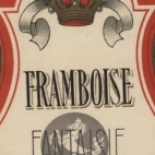 Flessenlabel limonade likeurstokerij Ponnet, Sint-Lievens-Houtem, 1930-1950