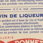 Etiketten dranken stokerij Ponnet, Sint-Lievens-Houtem, 1923-1974