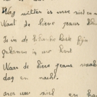 Wenskaart Raphaelle De Deyne voor communie Jeannine Steurbaut