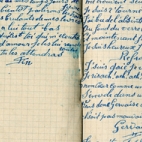 Notititeboekje Gustave Steurbaut, uit WO I, 1914-1916