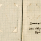 Notititeboekje Gustave Steurbaut, uit WO I, 1914-1916