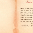 Nieuwjaarsbrief van Gerda De Block aan haar ouders, 1 januari 1971