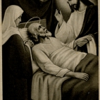 Bidprentje Eerwaarde Zuster Augusta, Herdersem, 1952